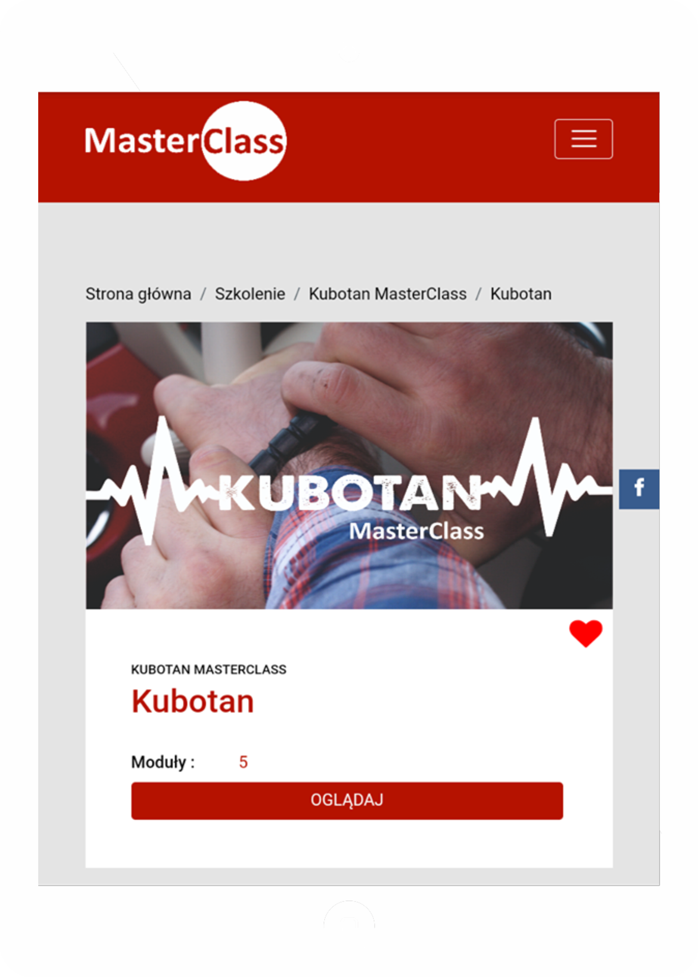 kurs posługiwania się kubotanem - MasterClass